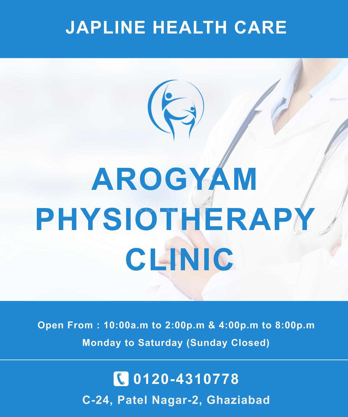 Arogyam Physiotherapy Clinic Patel Nagar Ghaziabad