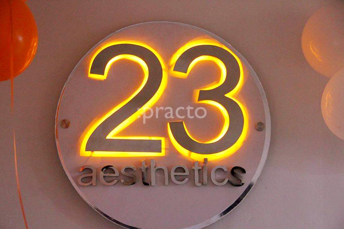 Entrance at 23 Aesthetics Clinic Kondapur Hyderabad