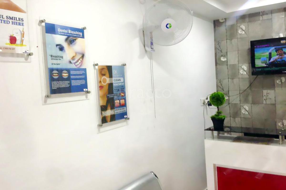 Reception at 32 Pearly Whites The Dental Clinic Gachibowli Hyderabad
