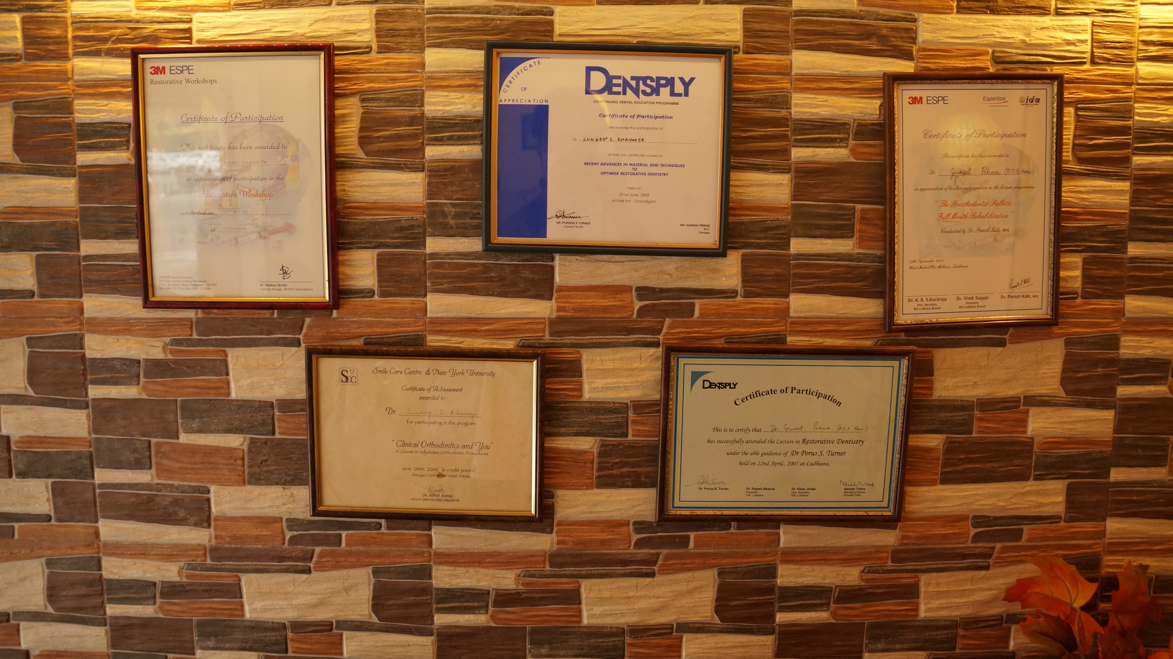 Reception Area at Arora Dental, Implant and Laser Clinic Sarabha Nagar Ludhiana