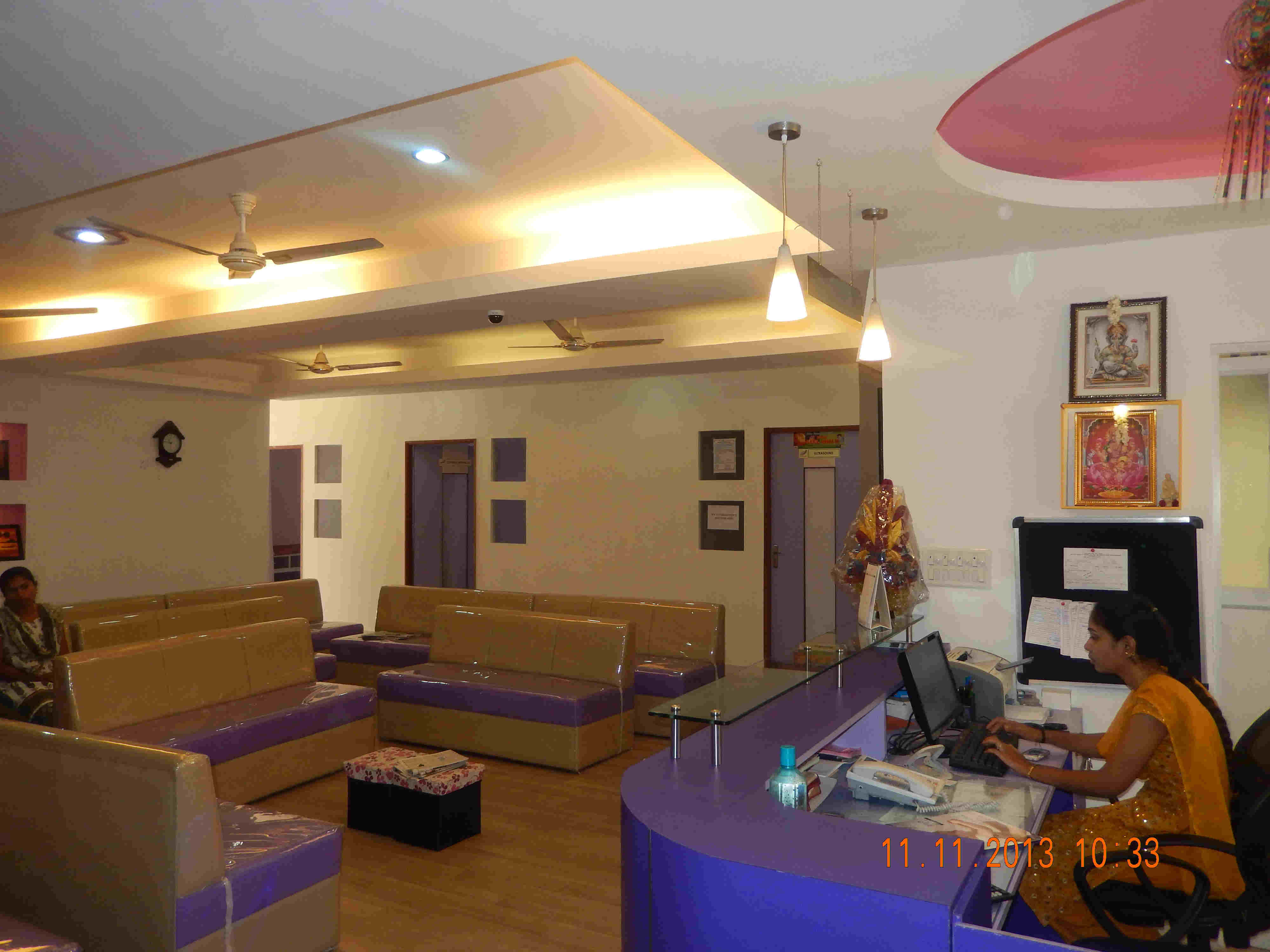 Reception at Caree Fertility Center Basaveshwaranagar Bangalore