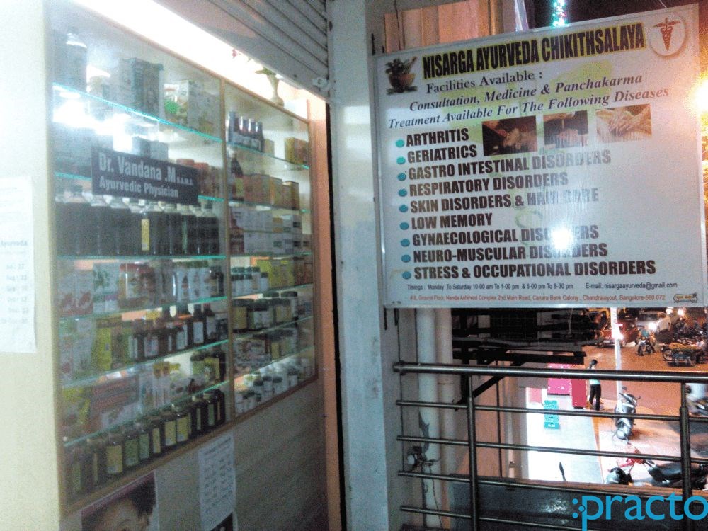 Nisarga Ayurveda Chikitsalaya Vijayanagar Bangalore