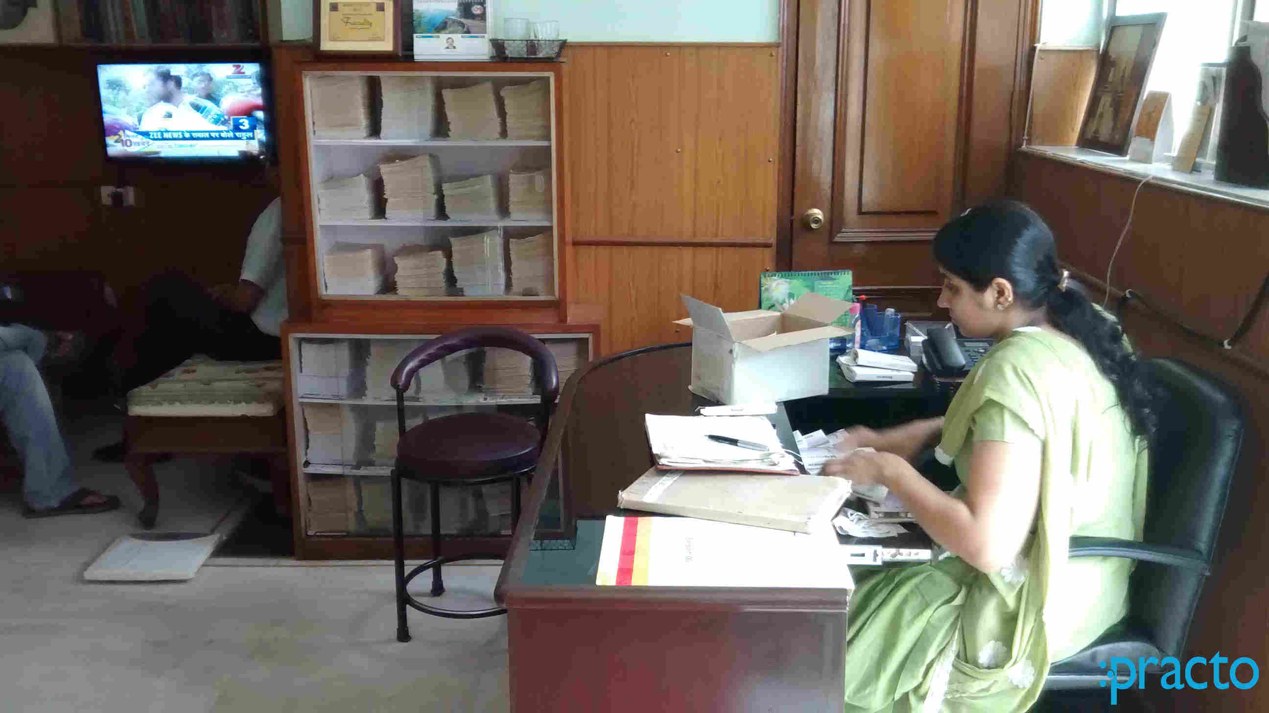 Reception Area at Primax Health Care Shakti Nagar Delhi