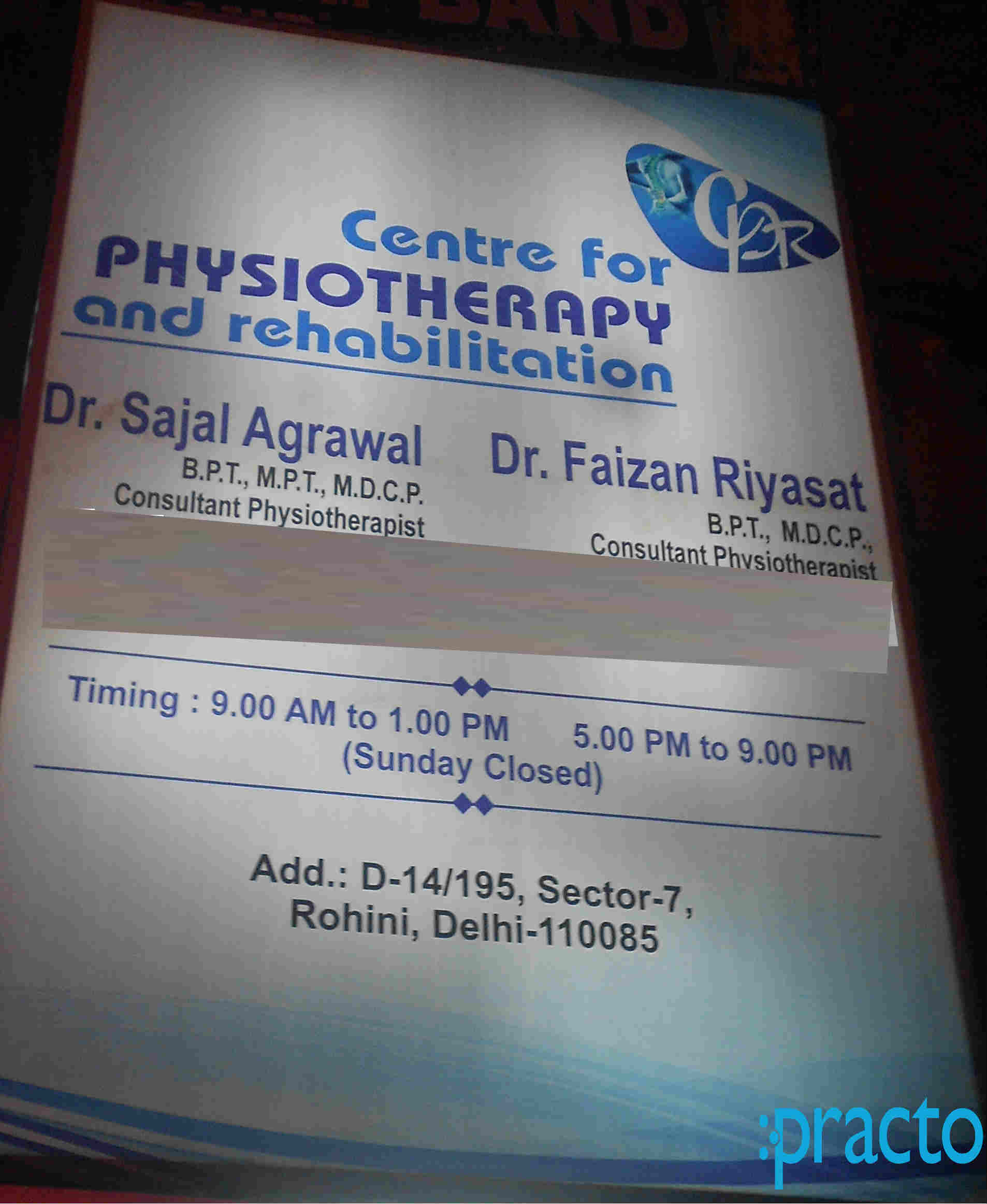 Centre For Physiotherapy And Rehabilitation Rohini Delhi