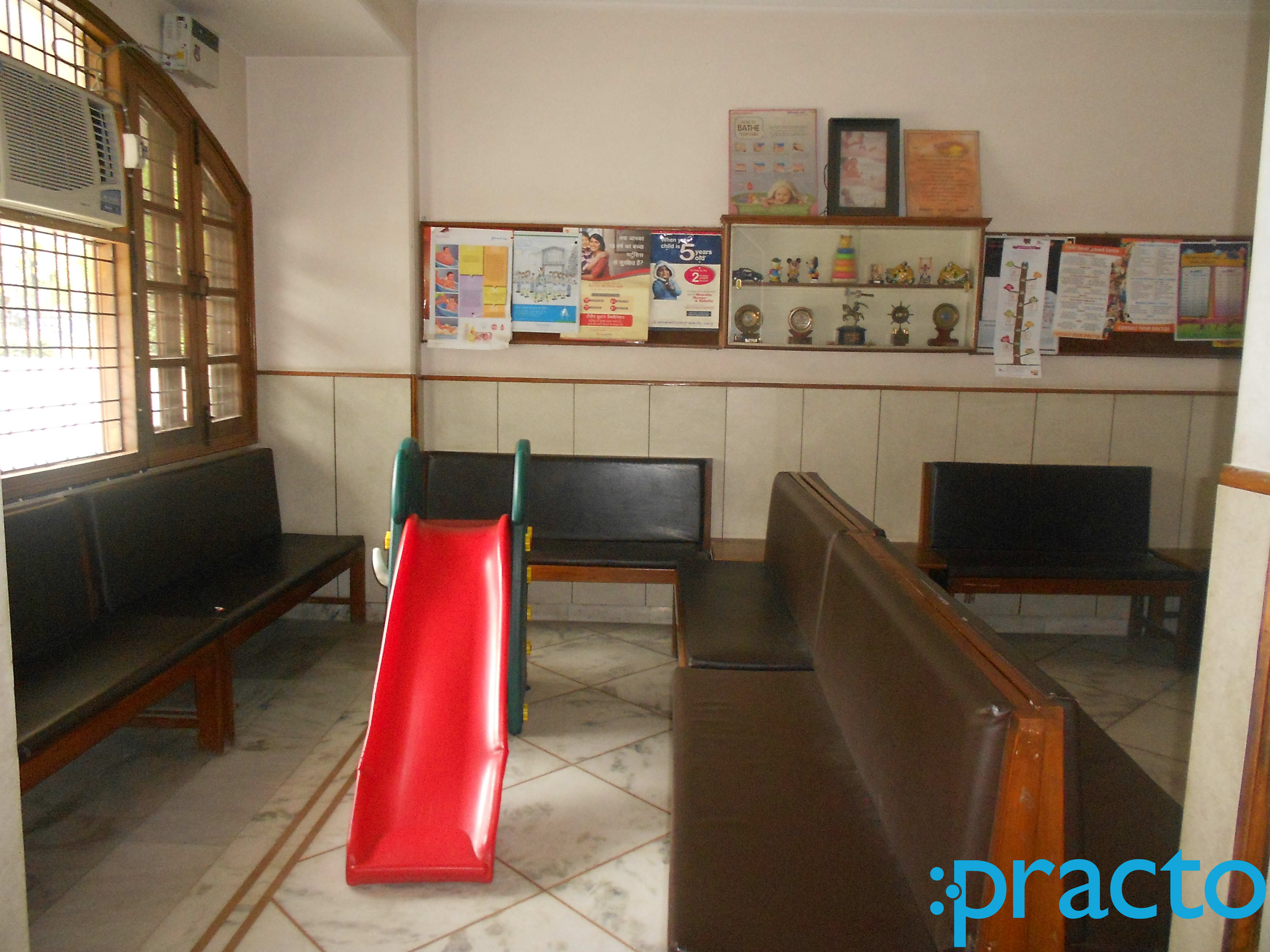 Waiting Area at Child Care Clinic Janakpuri Delhi