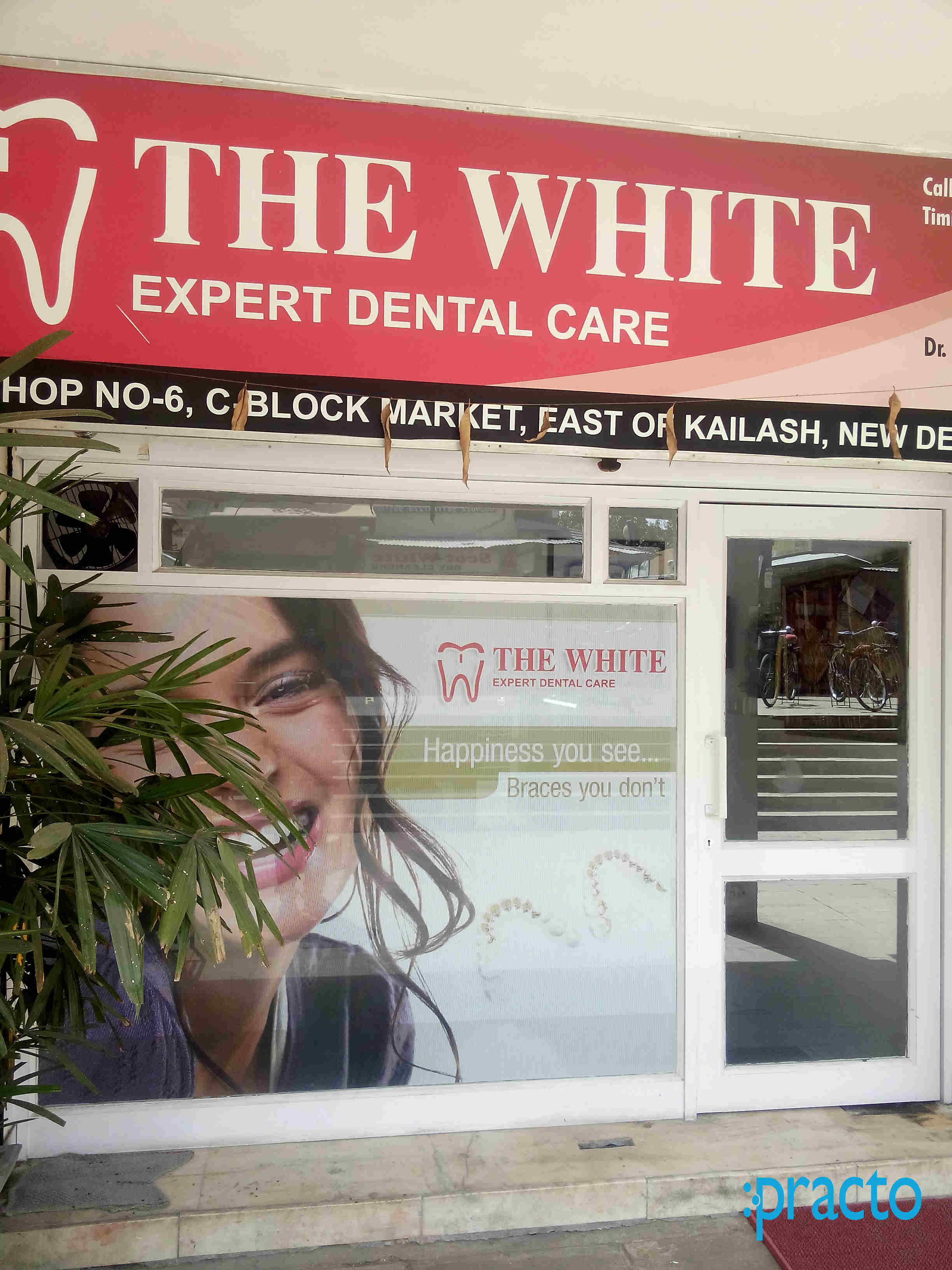 Outside Area at The White Expert Dental Care East Of Kailash Delhi