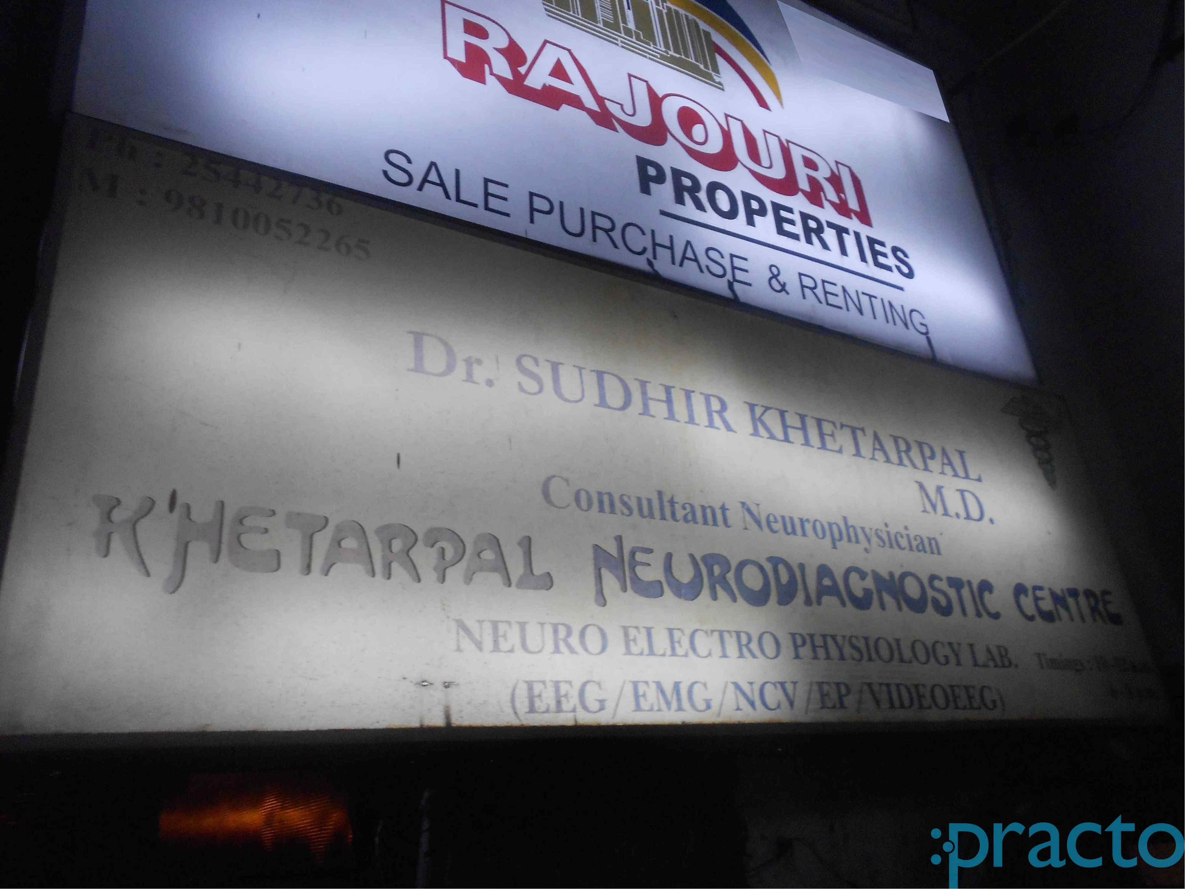 Dr. Sudhir Khetarpal's Clinic Rajouri Garden Delhi