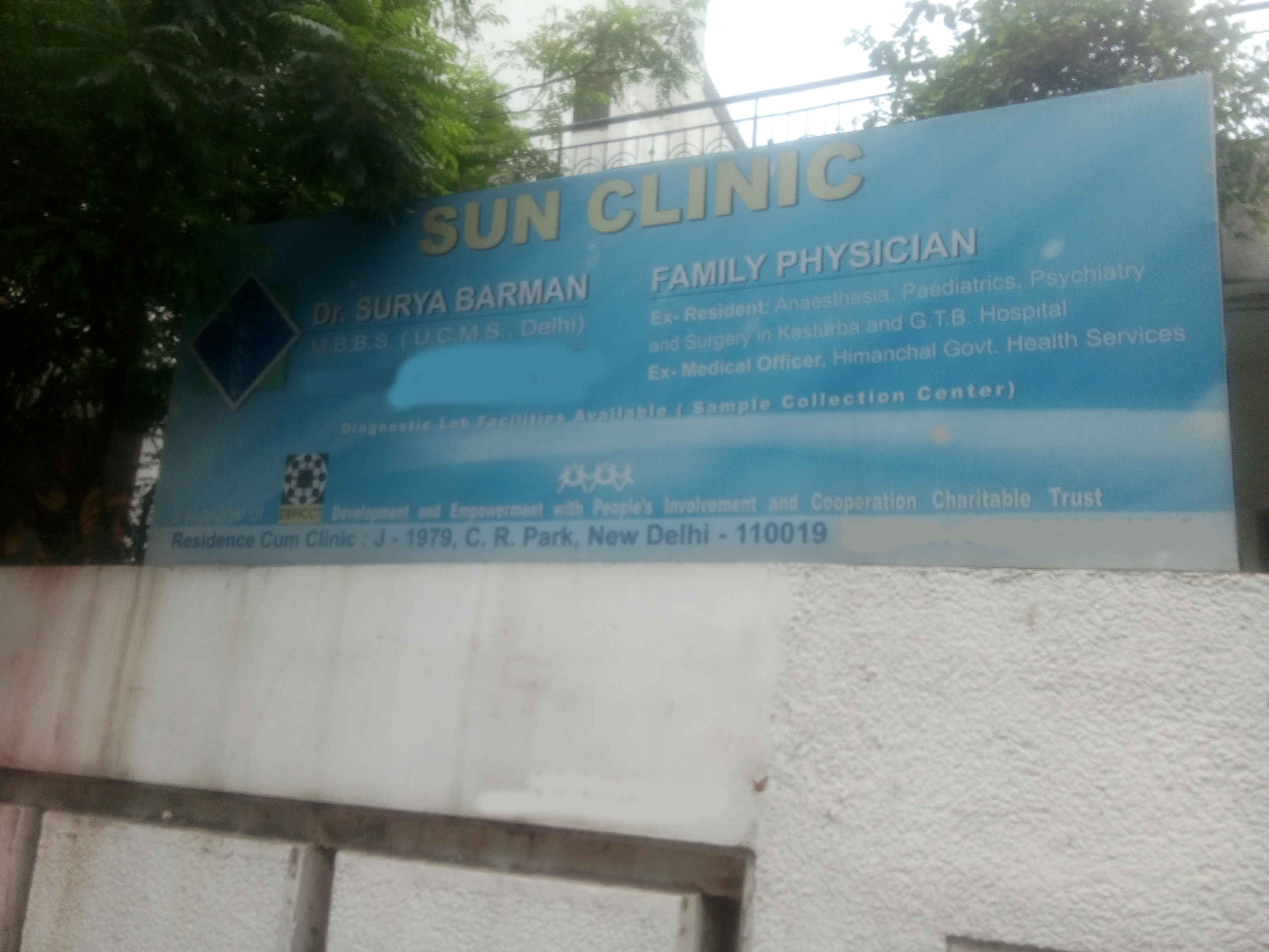 Sun Clinic CR Park Delhi