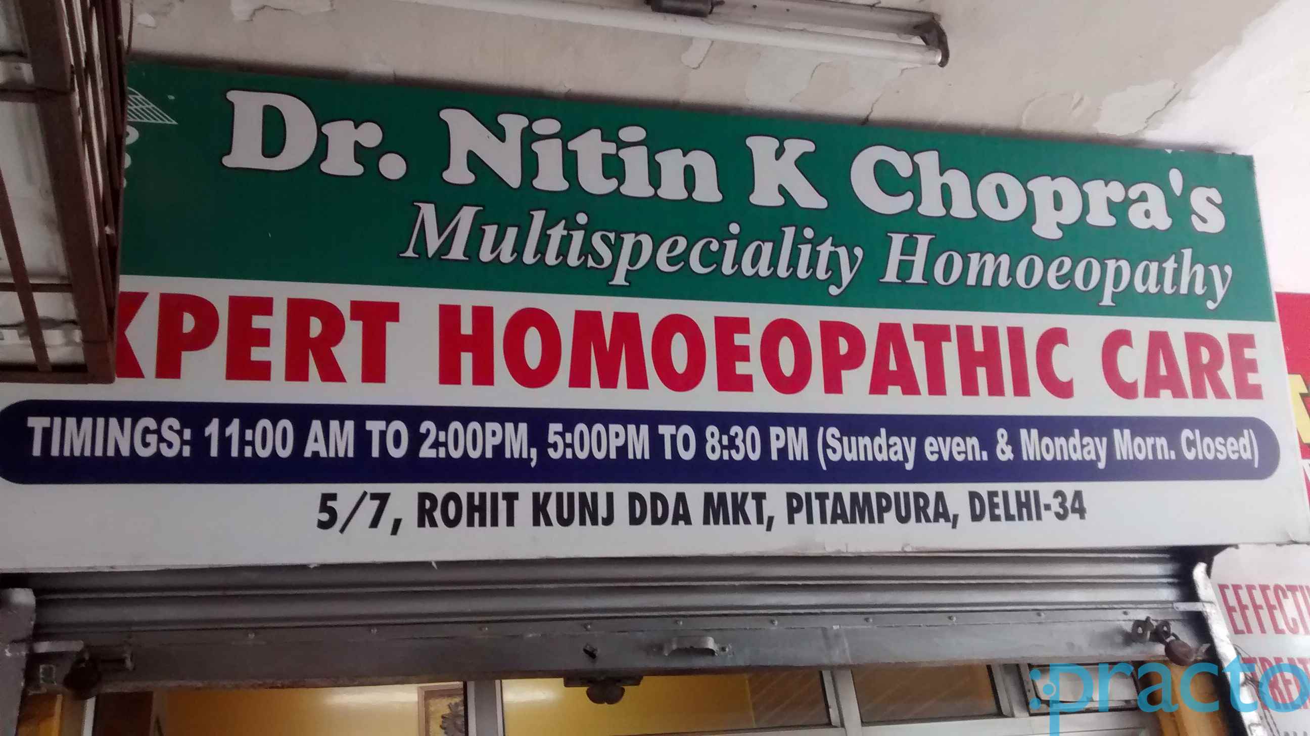 Dr. Nitin K. Chopra's Expert Homoeopathic Care Pitampura Delhi