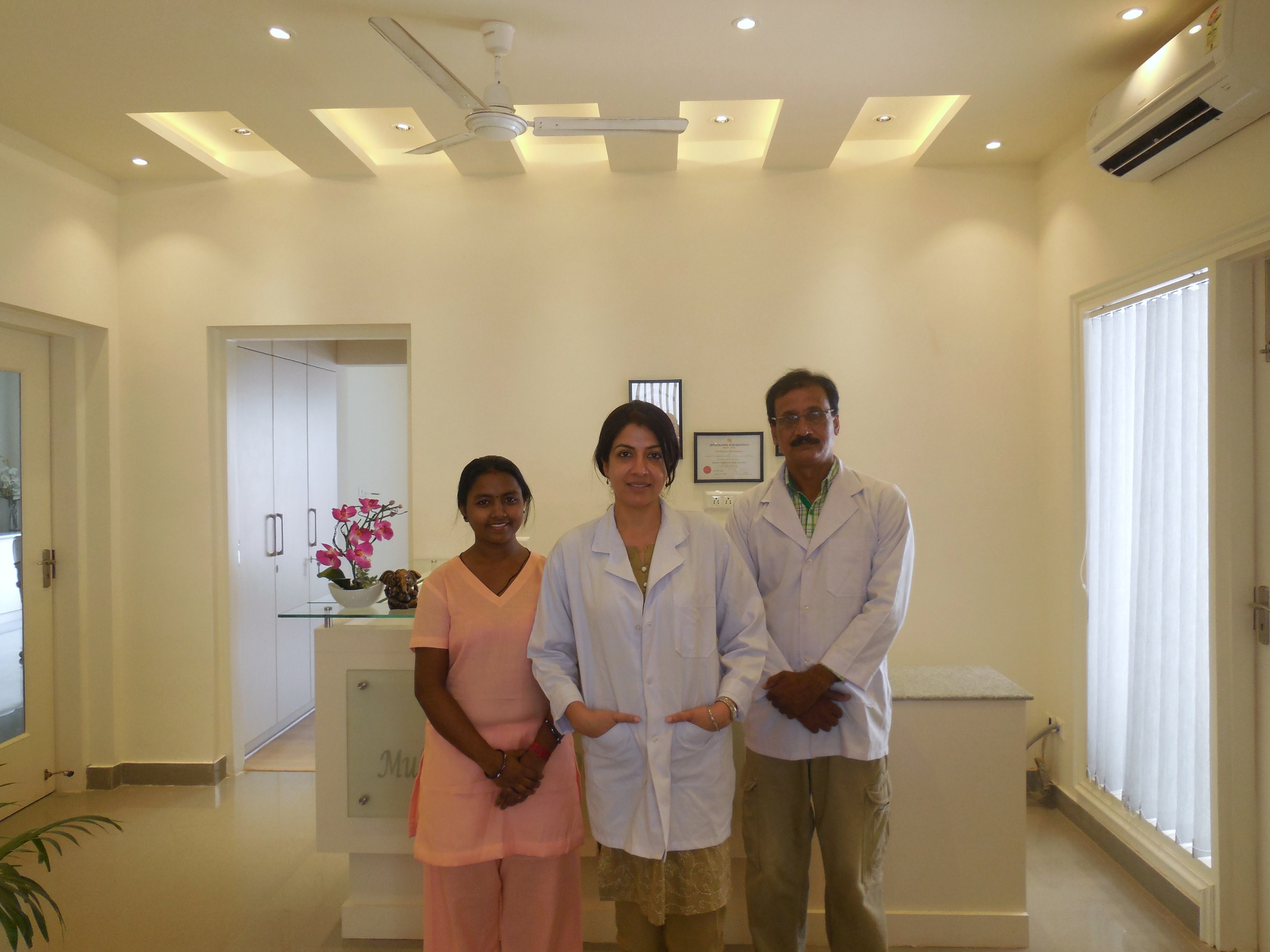Reception at Dr. Bandana's Multispeciality Dental Clinic Sector 93 Noida