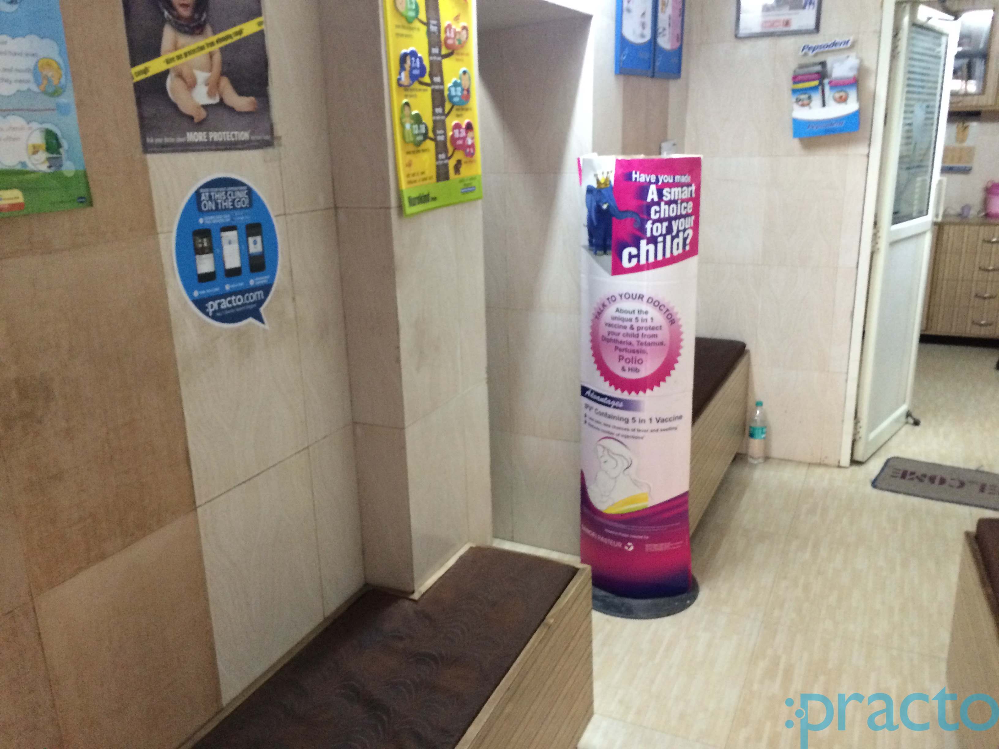 Waiting area at Mishra's Clinic Sahibabad Ghaziabad