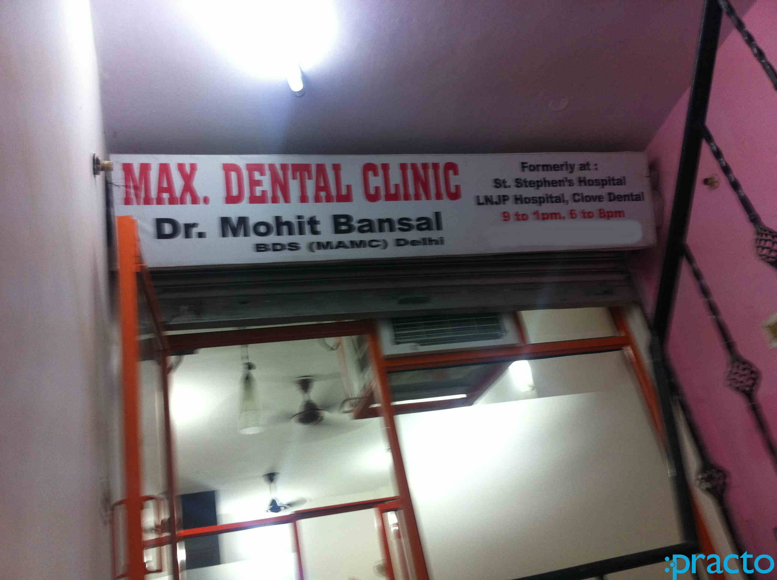 Max. Dental Clinic Madhu Vihar Delhi