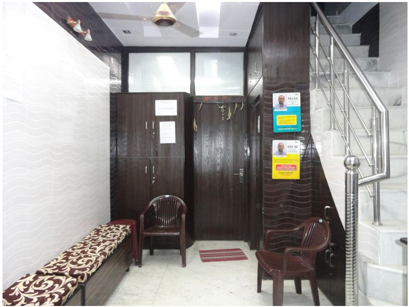 Waiting Area at The Stone Clinic Rohini Delhi