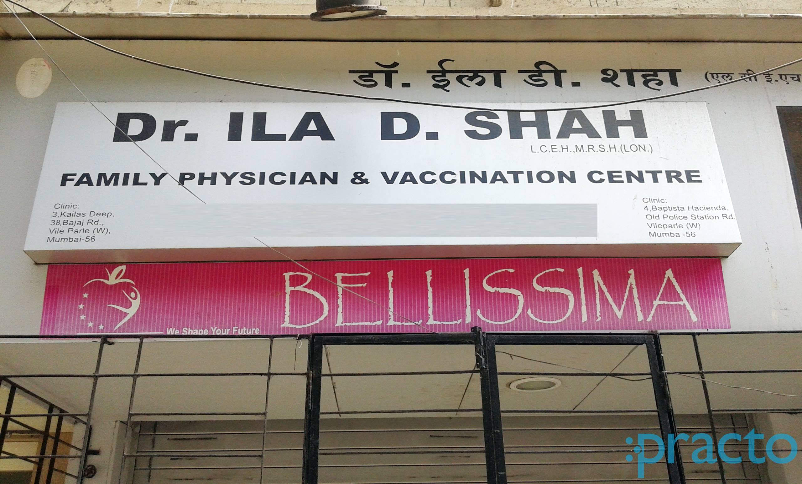 Dr. ILa D. Shah Clinic Vileparle West Mumbai