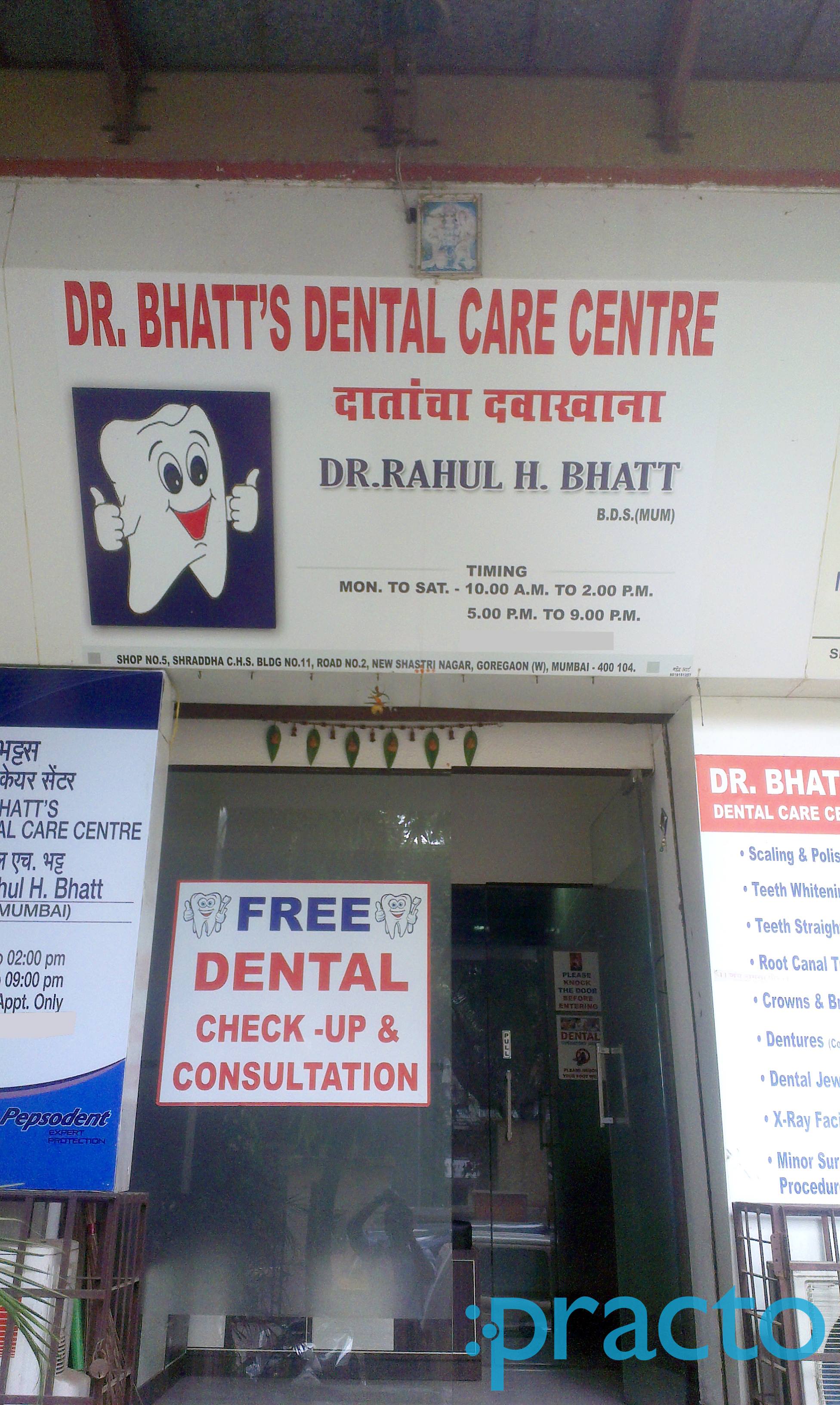 DR. Bhatt's Dental Care Centre Goregaon West Mumbai