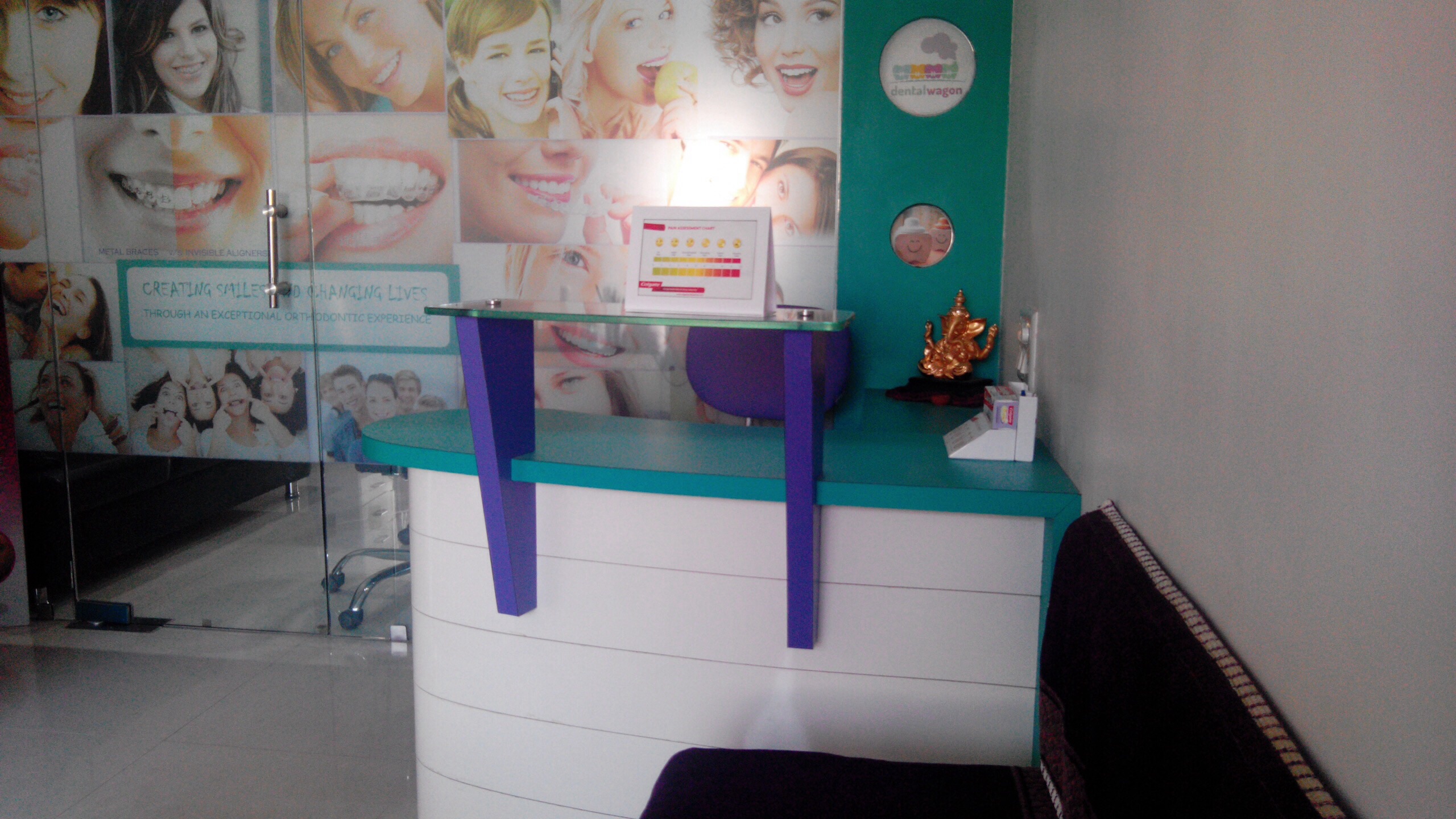 Reception at Patel Multispeciality Dental Clinic Maninagar Ahmedabad