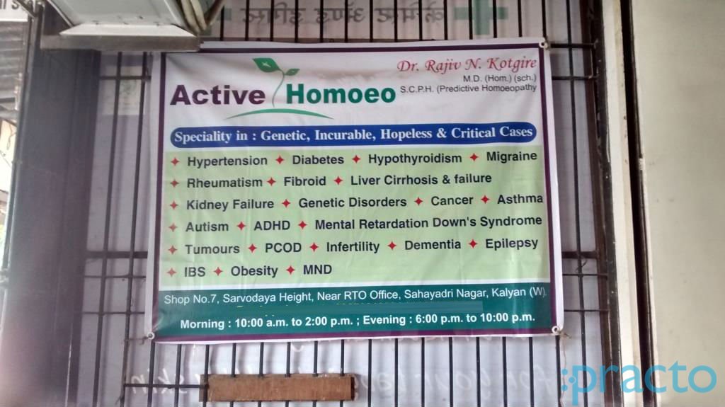 Active Homoeo Clinic Kalyan City Thane
