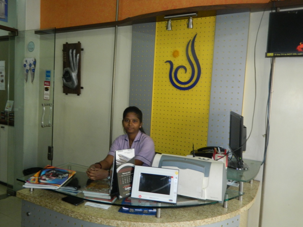 Reception at Isis Dental and Skin Care Clinic Ghatkopar East Mumbai