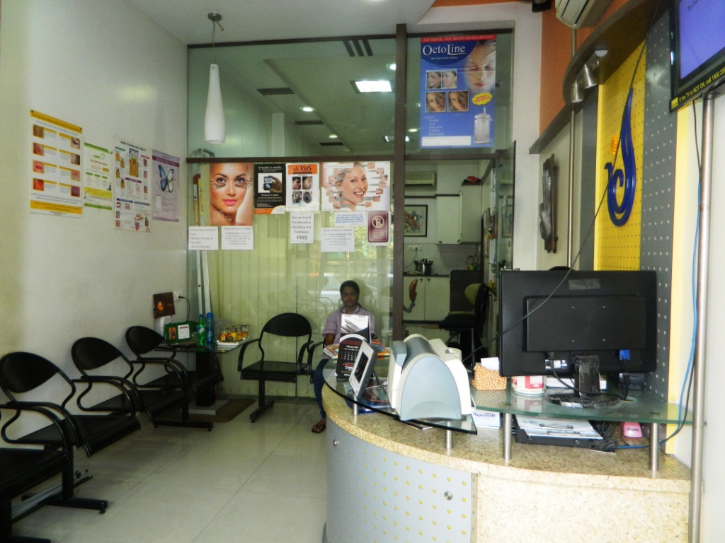 Waiting Area at Isis Dental and Skin Care Clinic Ghatkopar East Mumbai