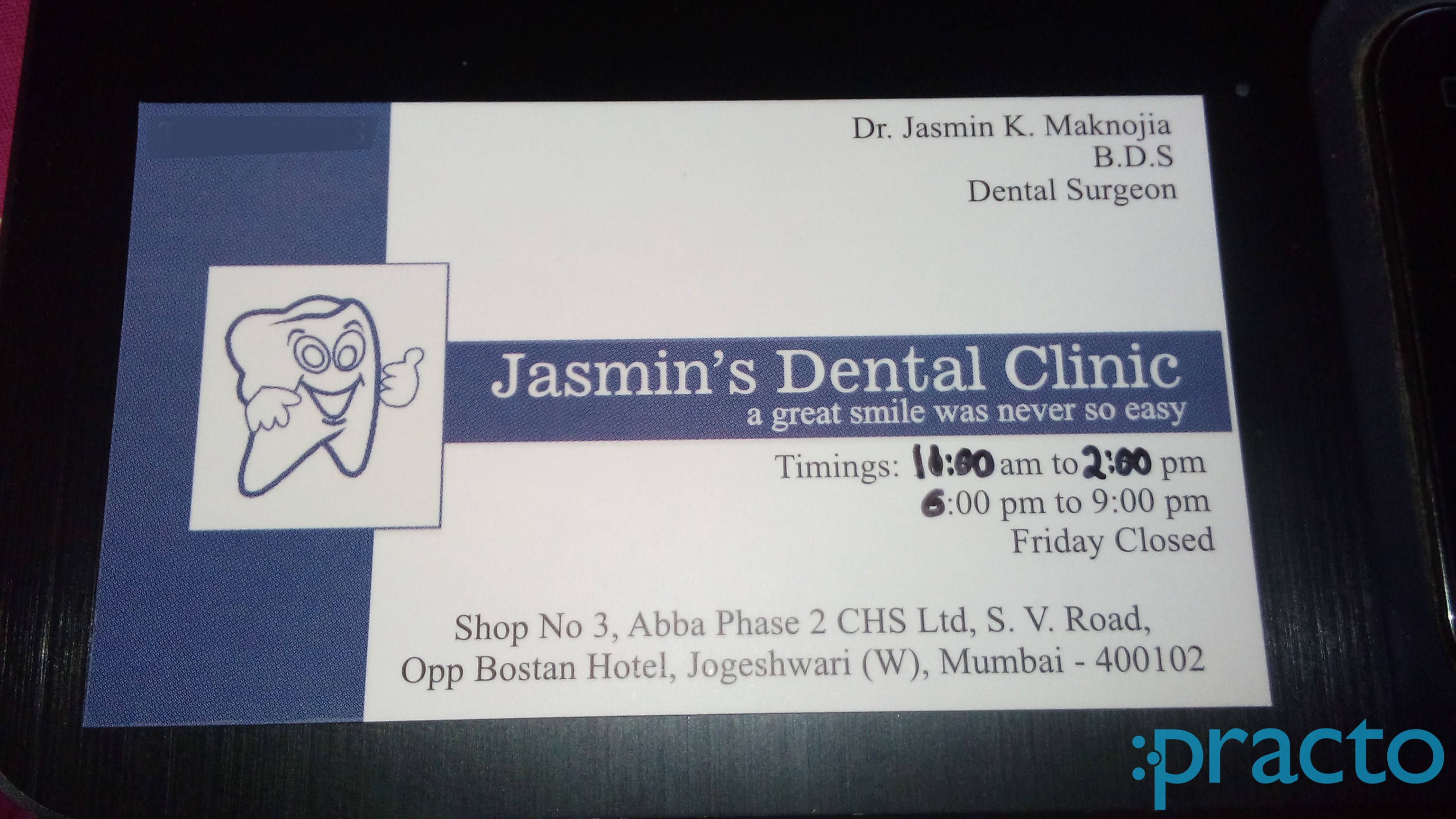 Jasmin Dental Clinic Jogeshwari West Mumbai