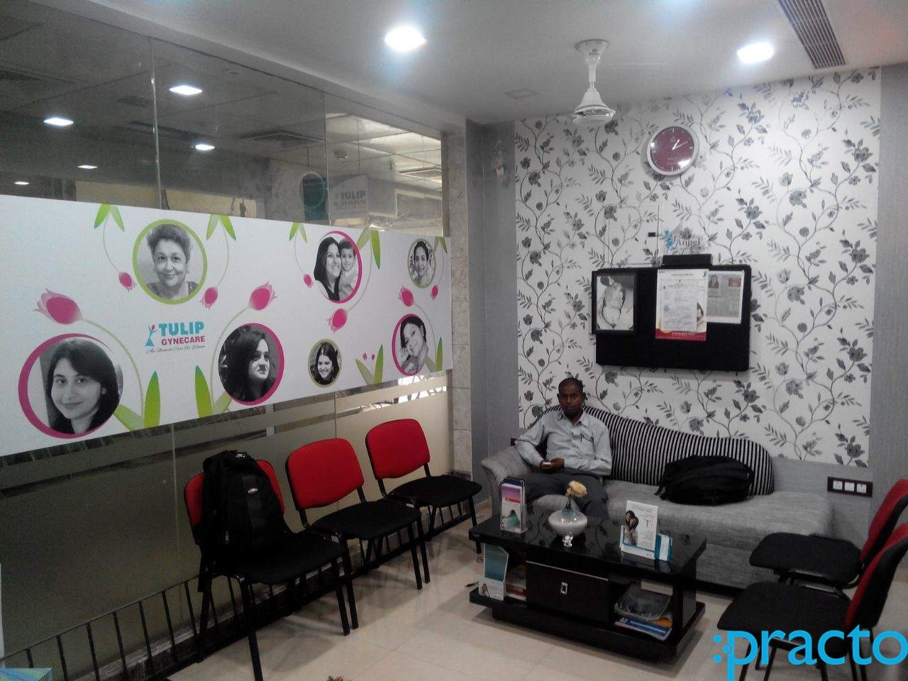 Waiting Area at Tulip Gynecare Clinic Andheri West Mumbai