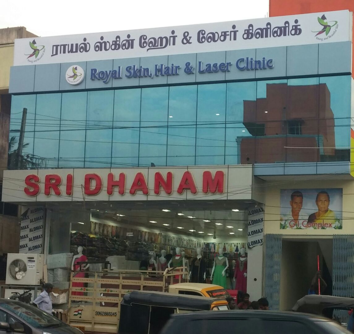 Entrance at Royal Skin Hair and Laser Clinic Valasaravakkam Chennai