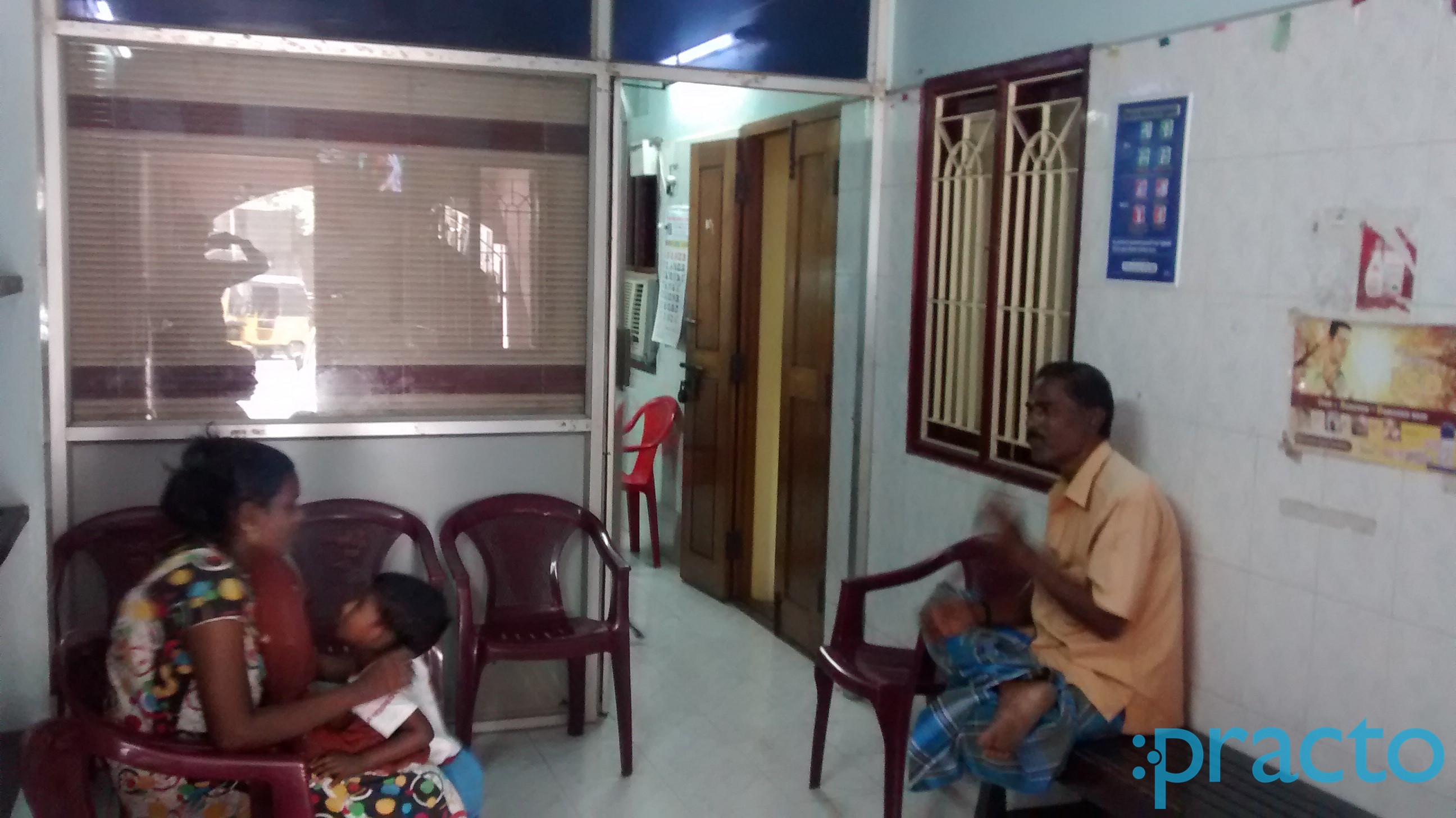 Waiting Area at Dr.M.K.R.Santharam Clinic Choolai Chennai