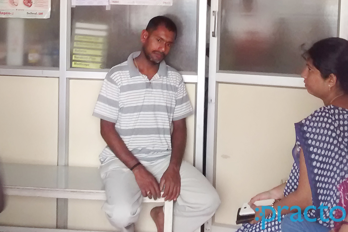 Waiting Area at Swarna Clinic Bommanahalli Bangalore