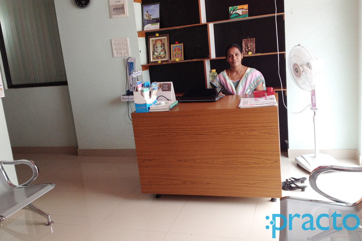 Reception at Dental Plus Multispeciality Centre Banashankari Bangalore