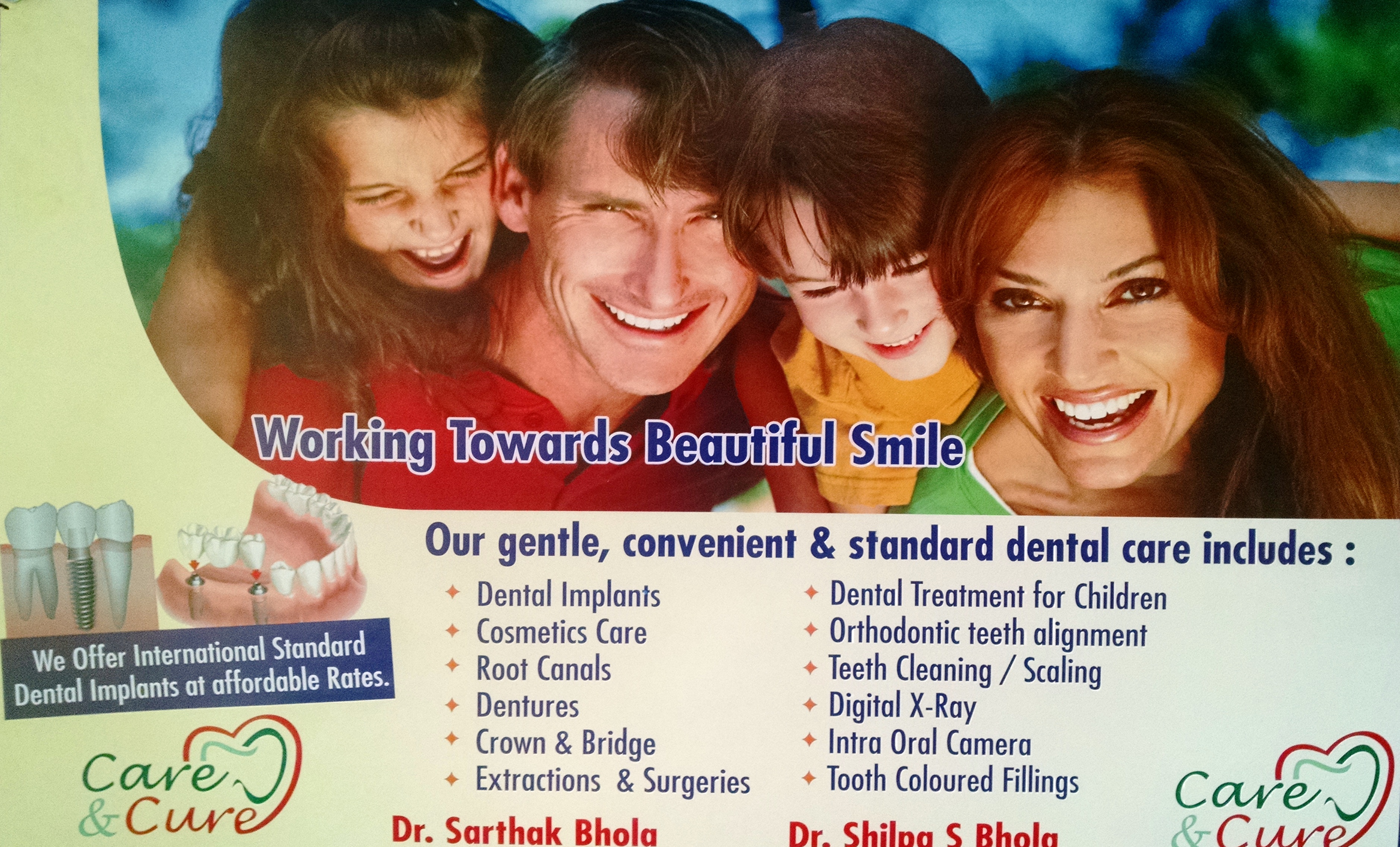 Care and Cure Dental Clinic Zirakpur Chandigarh