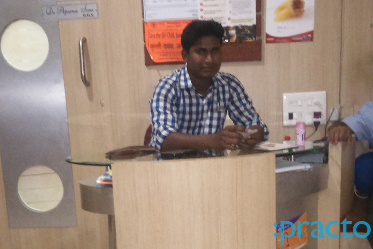 Reception at All Smile Specality Dental Clinic Laxmi Nagar Nagpur