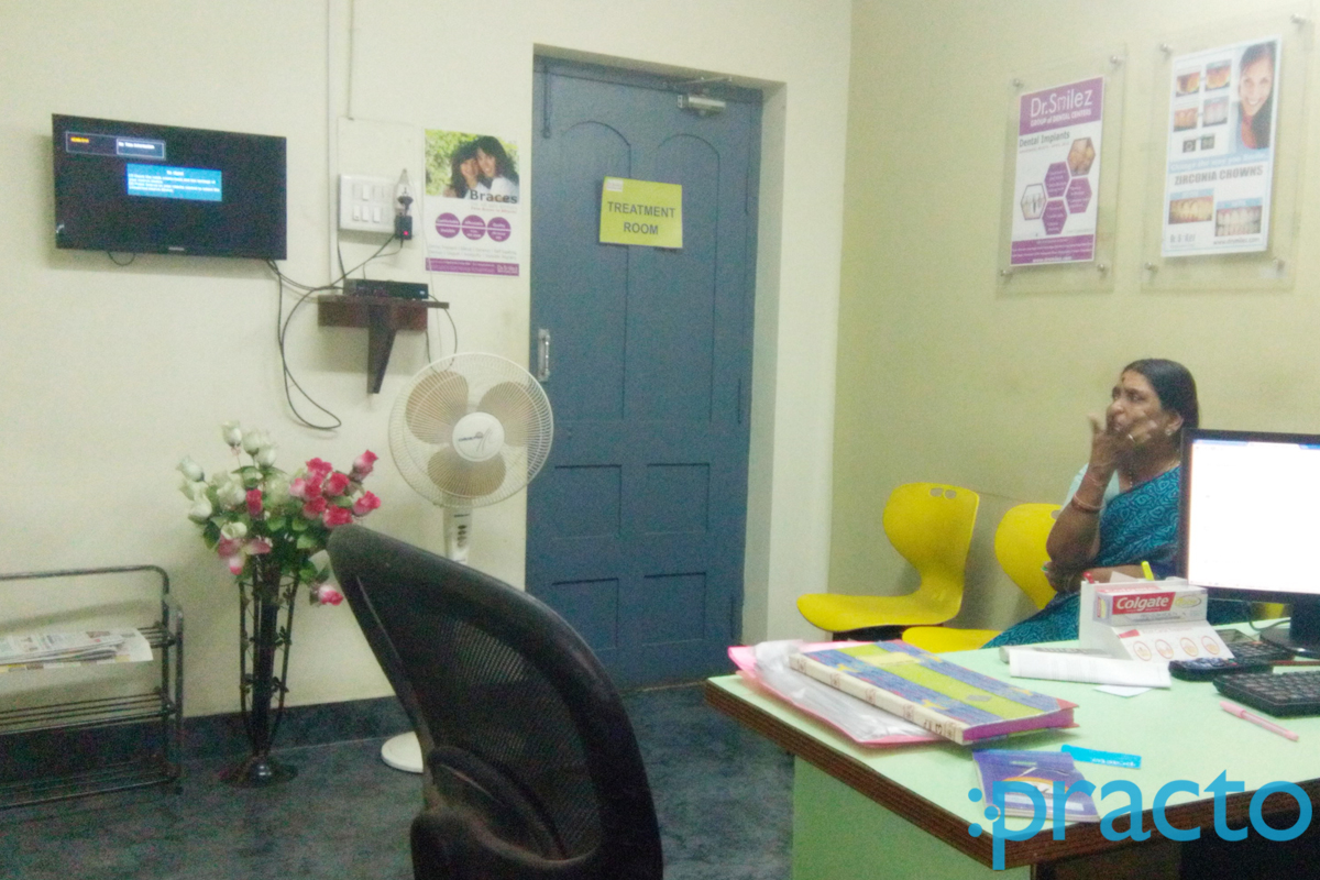 Waiting Area at Dr.Smilez Group of Dental Centers Porur Chennai