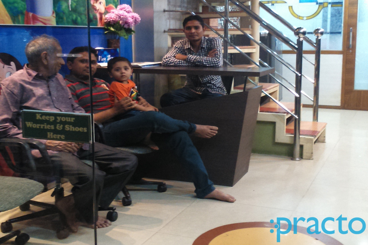 Reception at KilBil Child Clinic Khamla Nagpur