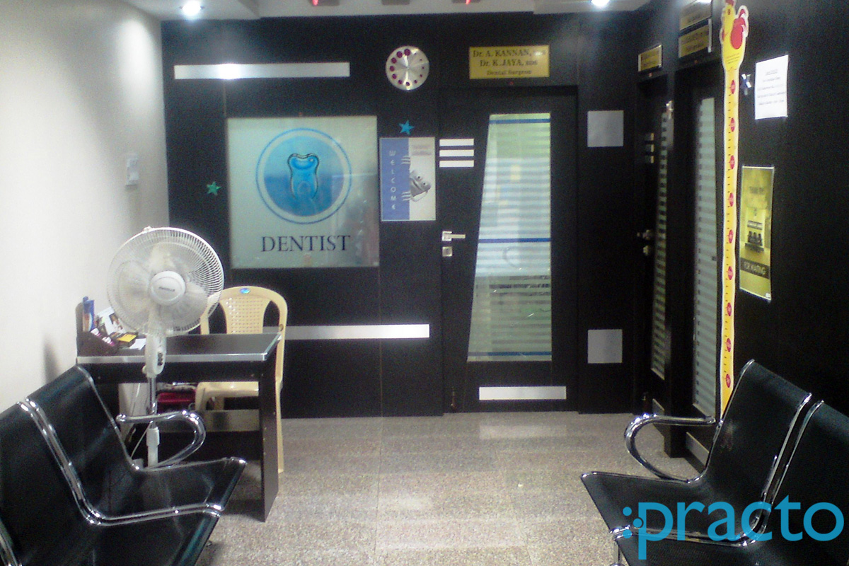 Waiting Area at Kannan Dental Clinic Mogappair East Chennai