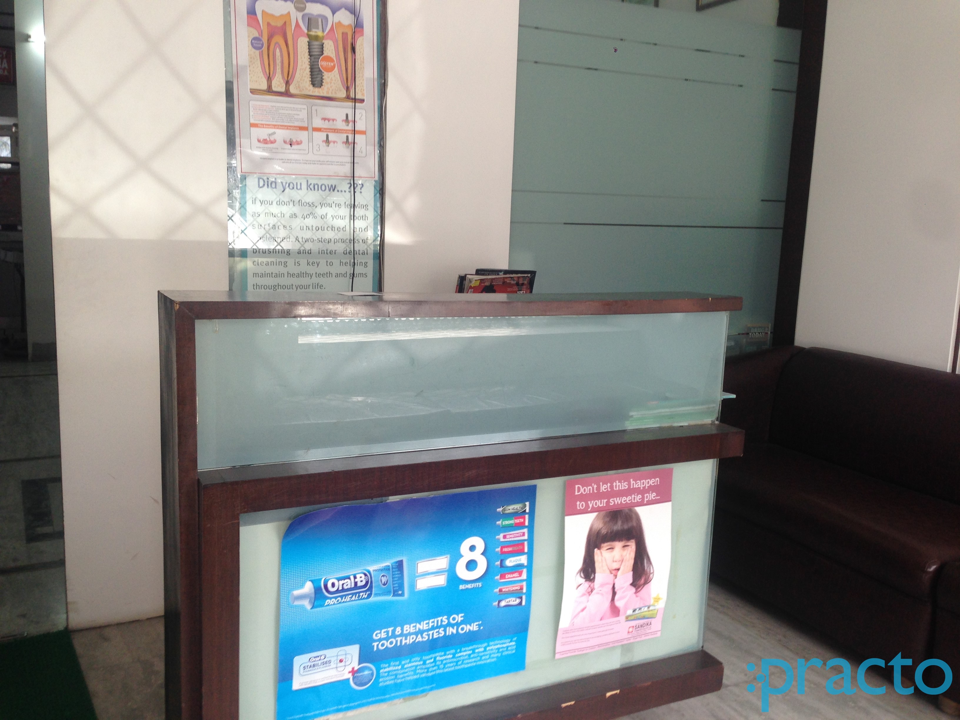 Reception at Verma Dental Clinic Sector 20 Chandigarh