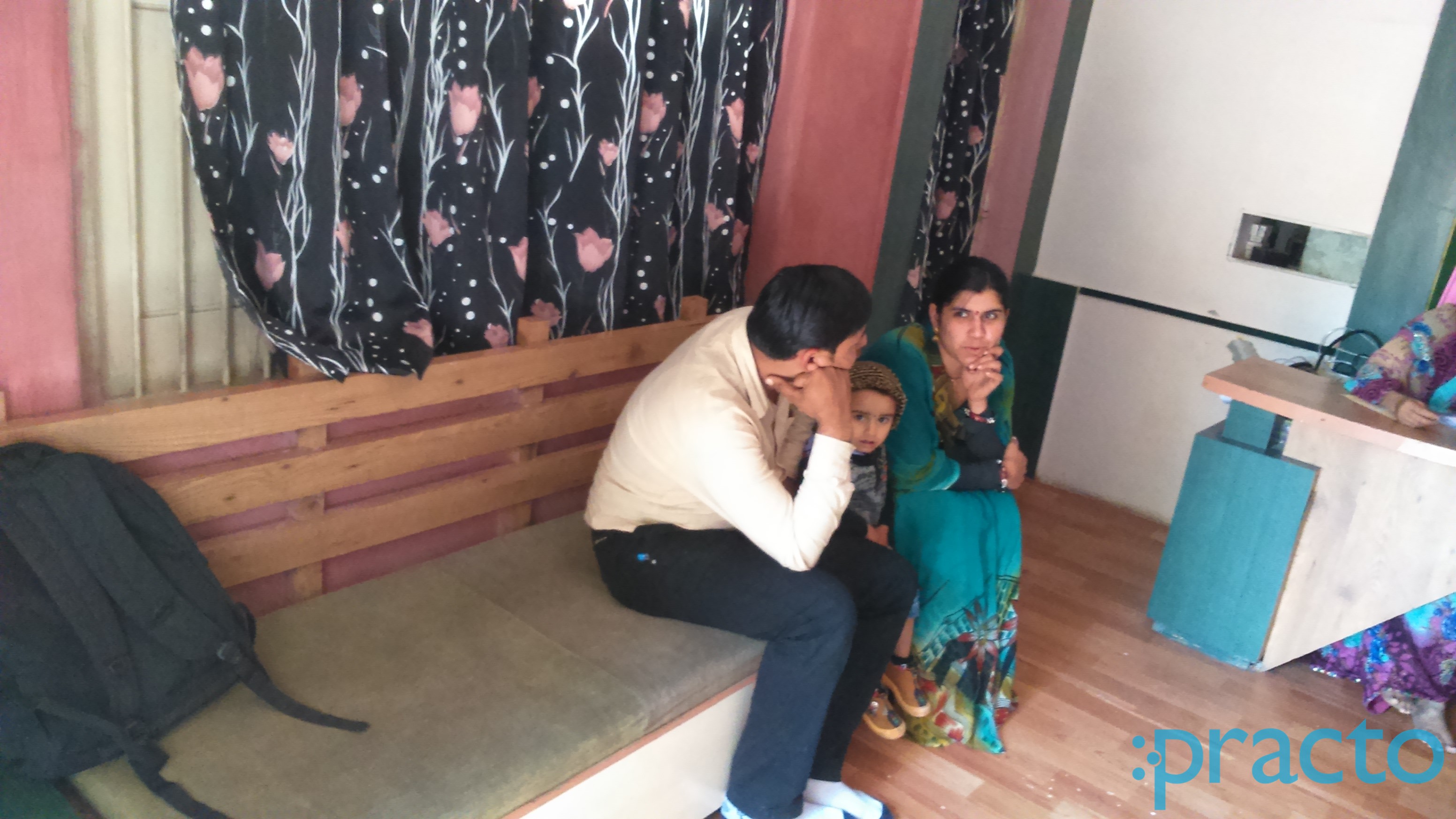 Waiting Area at Dr. Bharat Jadam's Clinic Indore Raj Mohalla Indore