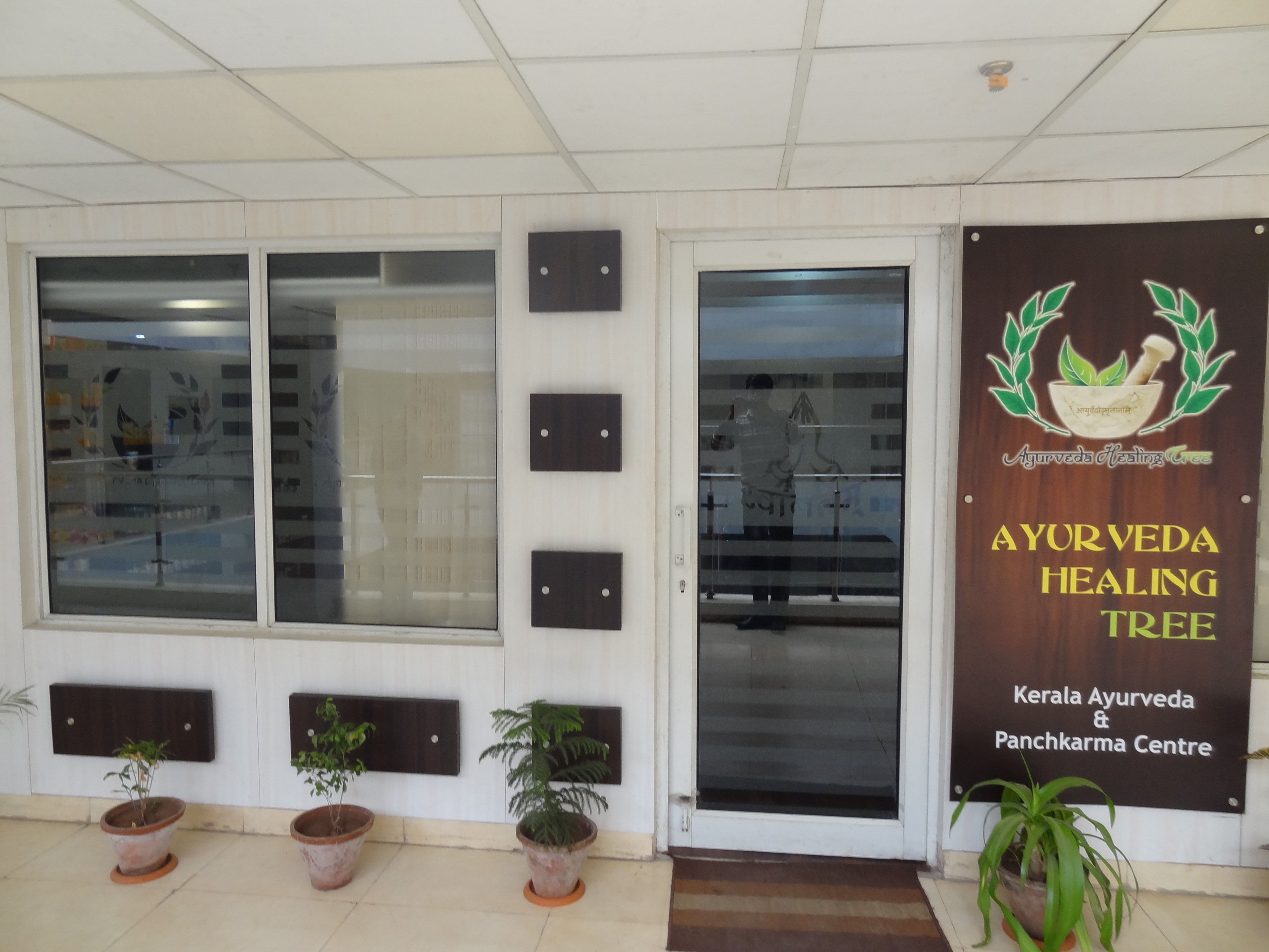 Entrance at Ayurveda Healing Tree Zirakpur Chandigarh