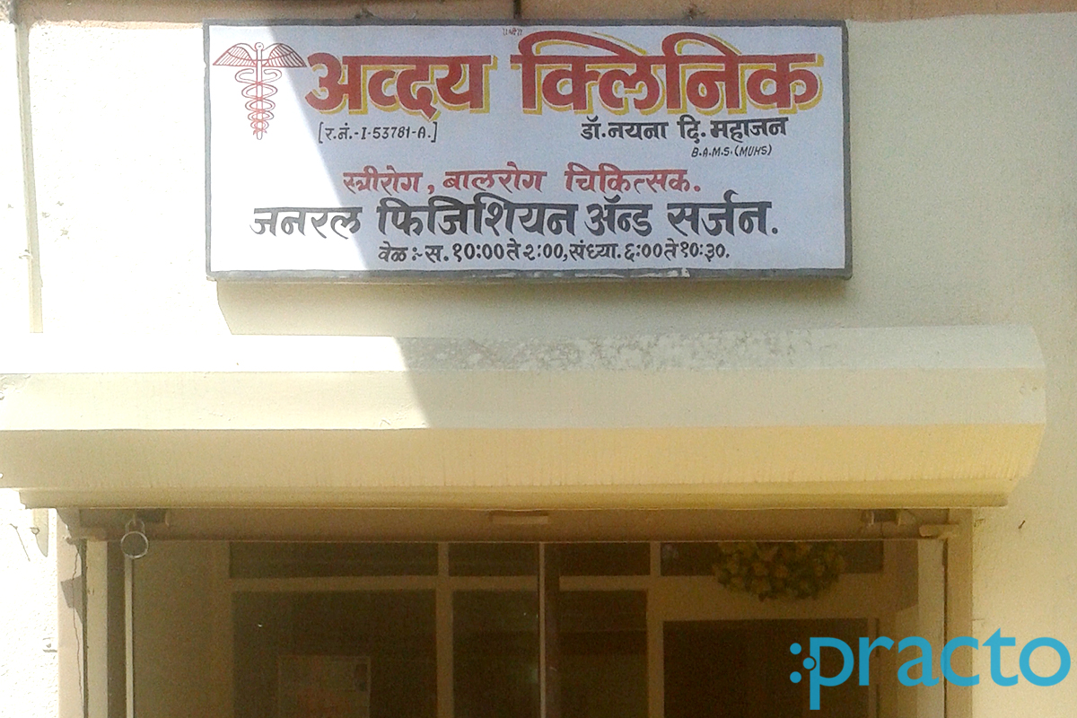 Entrance at Aadway Clinic Bhadrakali Nashik
