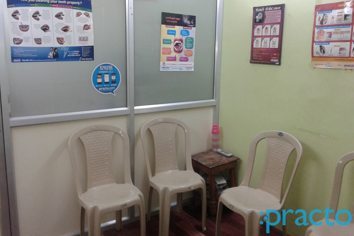 Waiting Area at Vijaya Dental Clinic Ayanavaram Chennai