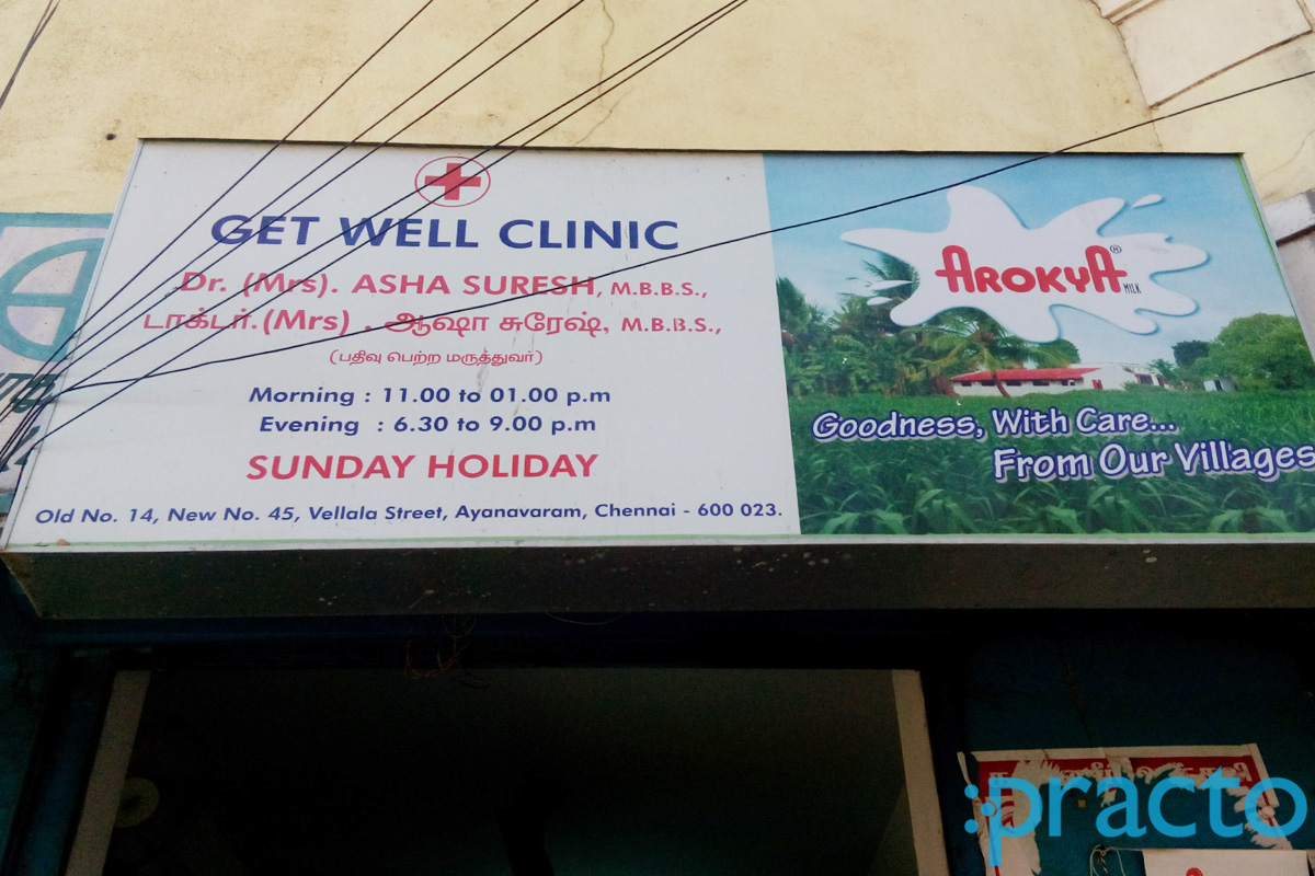 Entrance at Get Well Clinic Ayanavaram Chennai