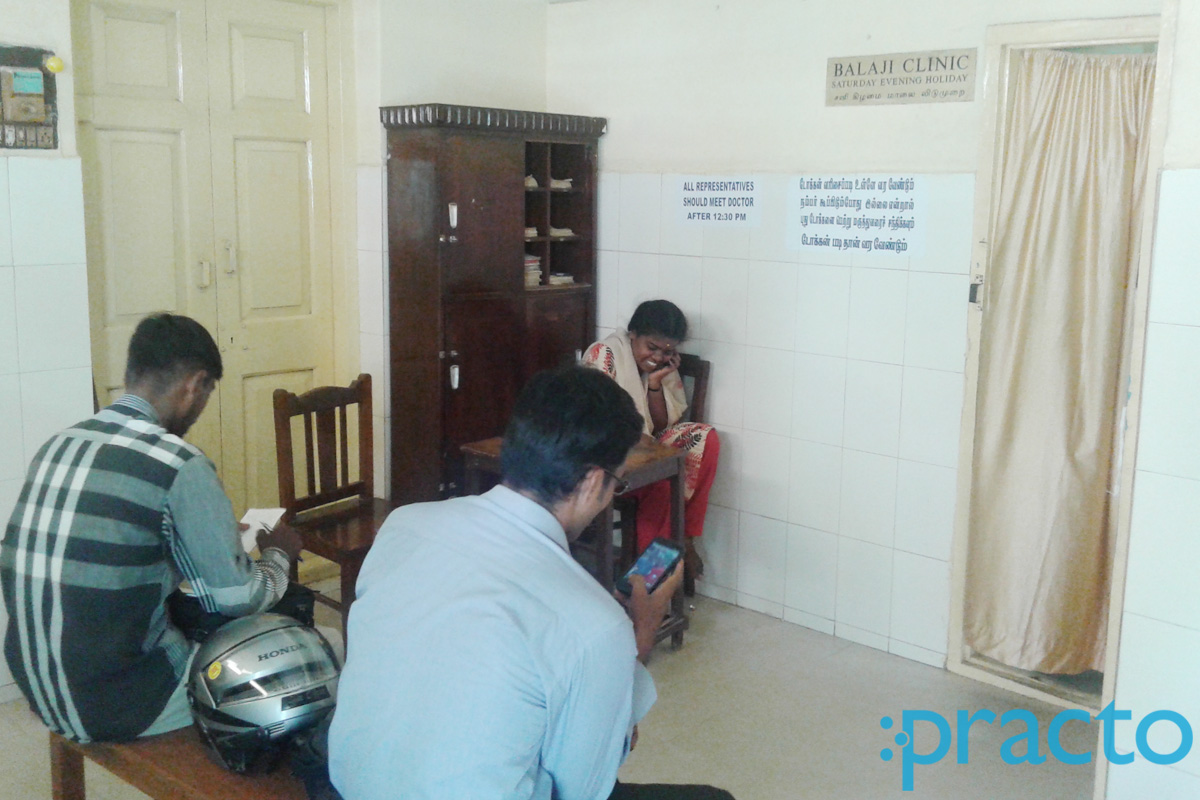 Reception at Balaji Clinic Ayanavaram Chennai