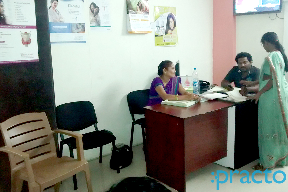 Reception at Dr Lalitha's Urogynecology Centre KPHB Hyderabad