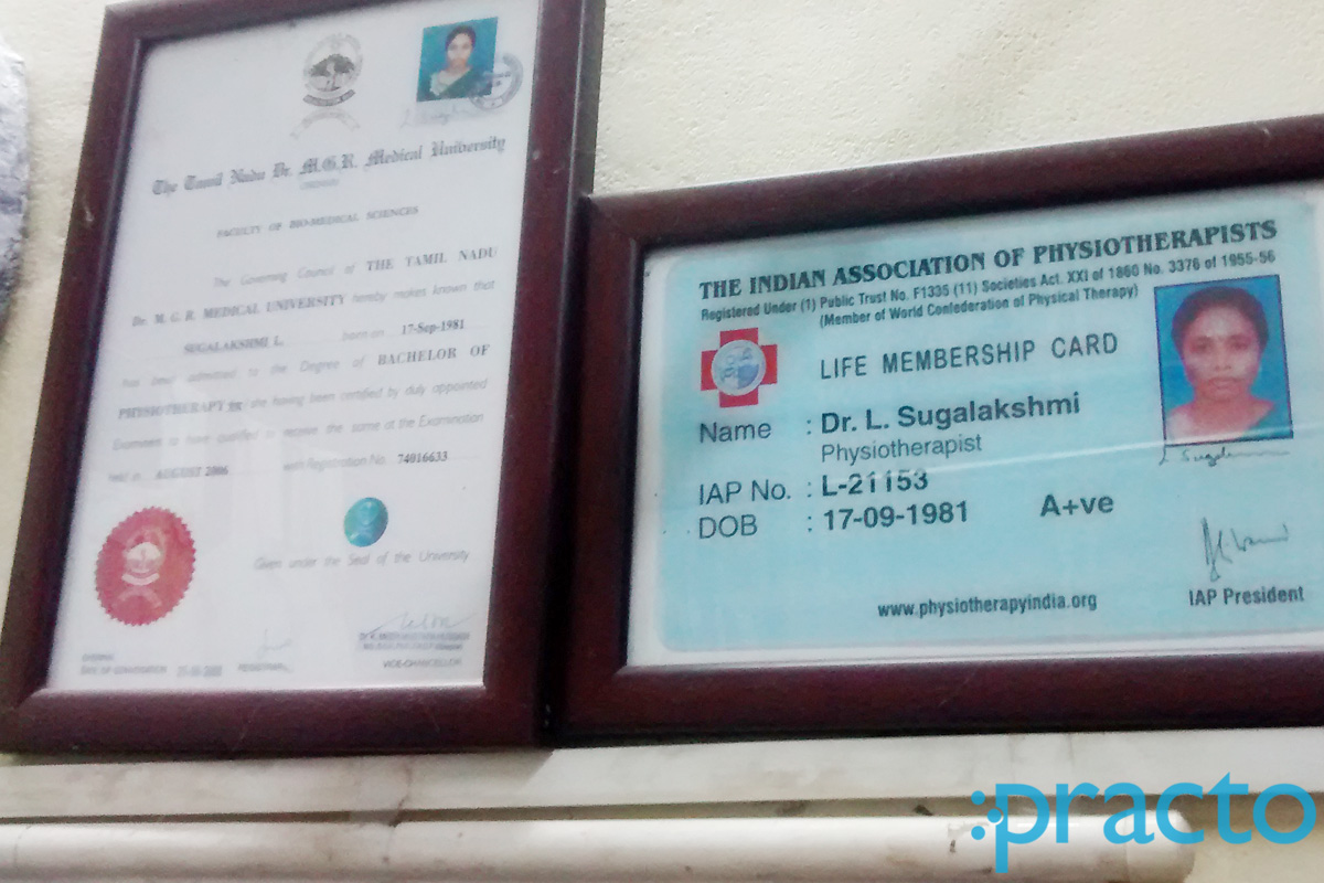 Maruthi Physiotherapy Clinic Tondiarpet Chennai