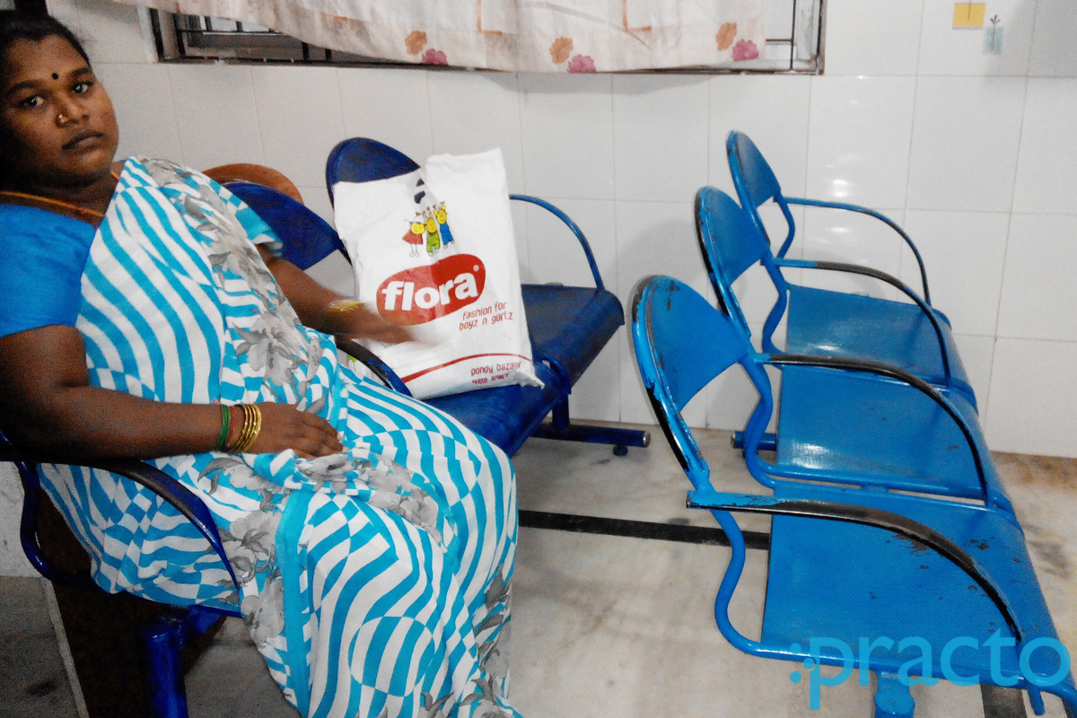 Waiting Area at Nanthini Hospitals Thoraipakkam Chennai