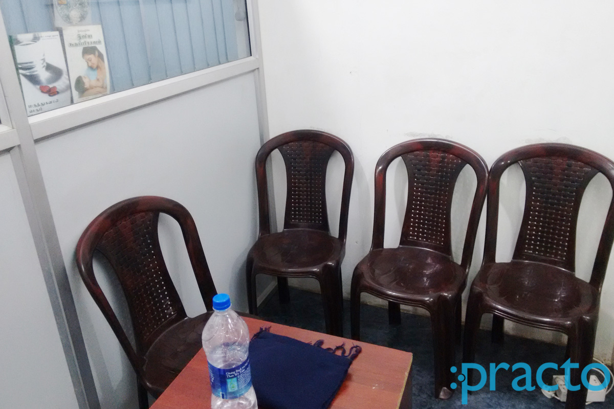 Waiting Area at Acupuncture Natural Science Thiruvanmiyur Chennai
