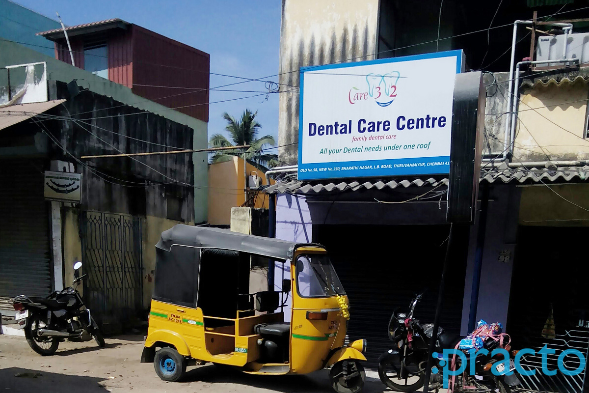 Entrance at Care 32 Family Dental Care Thiruvanmiyur Chennai