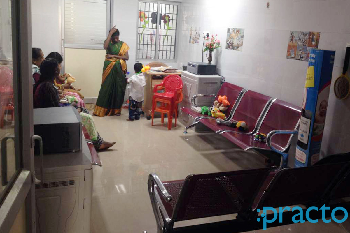 Waiting Area at Child Care Clinic Thoraipakkam Chennai
