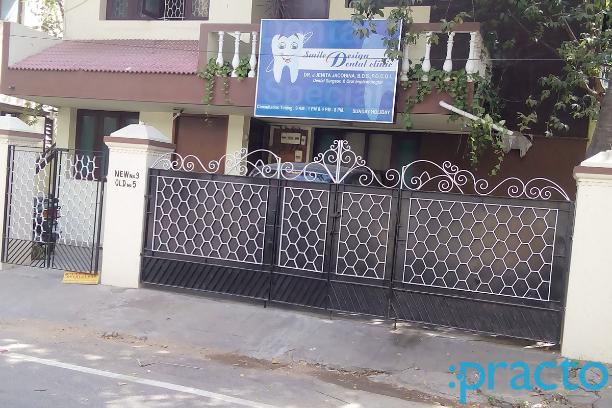 Entrance at Smile Design Dental Clinic Velachery Chennai