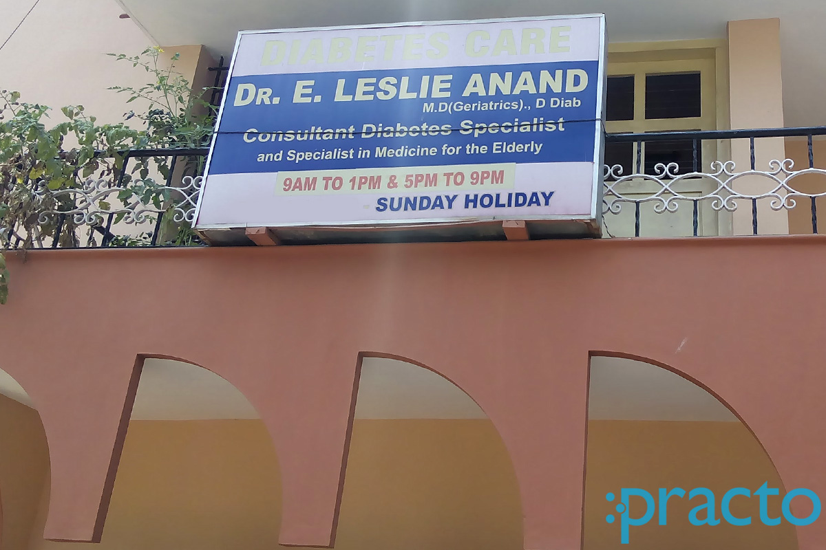 Entrance at Diabetes Care Clinic Adambakkam Chennai