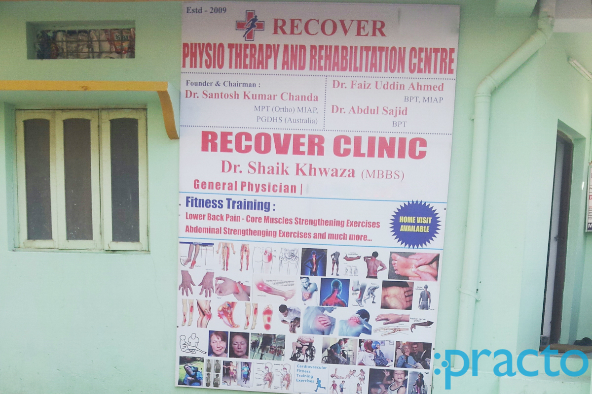 Entrance at Recover Physiotherapy & Rehabilitation Center Begumpet Hyderabad